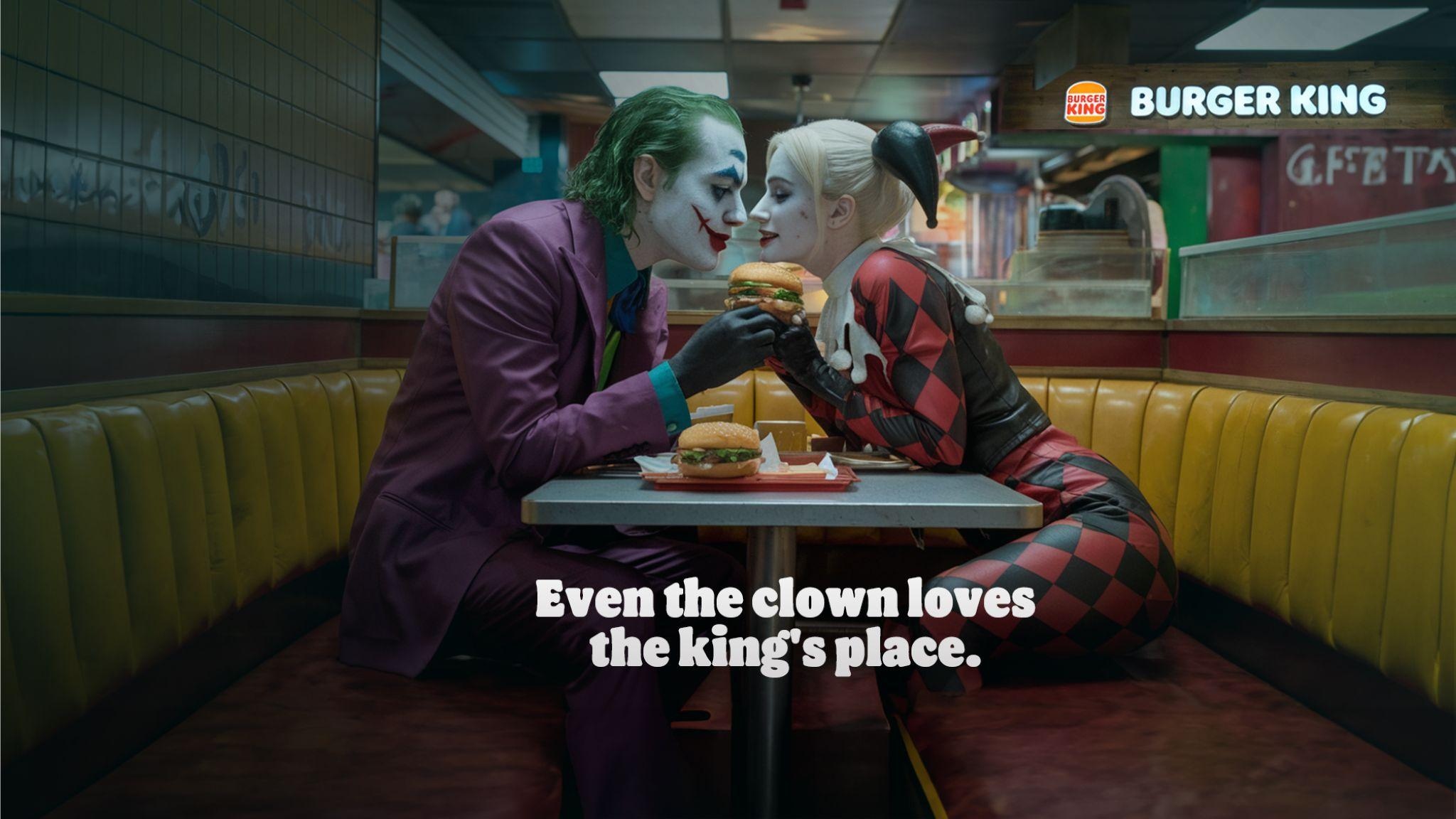 Burger King × Joker — selected artwork, source slide 136
